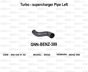 Turbo - supercharger Pipe Left