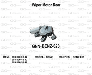 Wiper Motor Rear