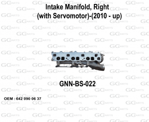 Intake Manifold, Right (with Servomotor)-(2010 - up)
