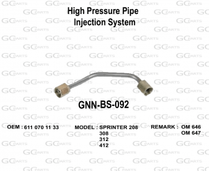 High Pressure Pipe lnjection System