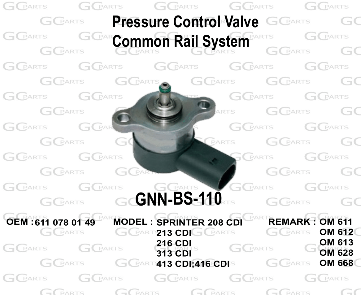 Pressure Control Valve Common Rail System