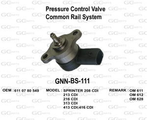 Pressure Control Valve Common Rail System