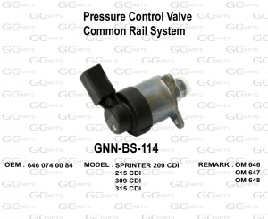 Pressure Control Valve Common Rail System