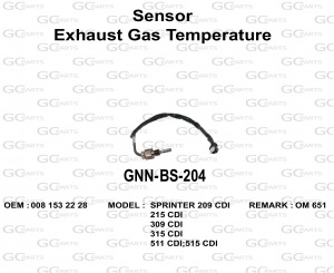 Sensor Exhaust Gas Temperature