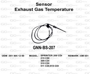 Sensor Exhaust Gas Temperature