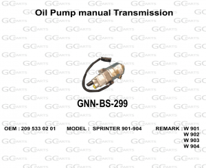 Oil Pump manual Transmission