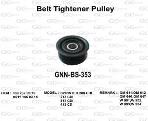 Belt Tightener Pulley