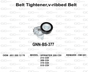 Belt Tightener,v-ribbed Belt