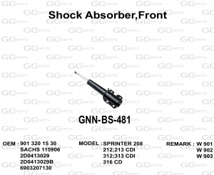 Shock Absorber,Front