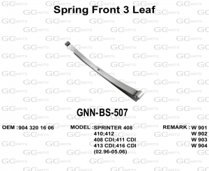 Spring Front 3 Leaf