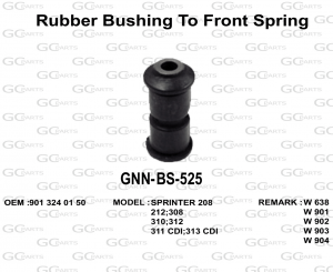 Rubber Bushing To Front Spring