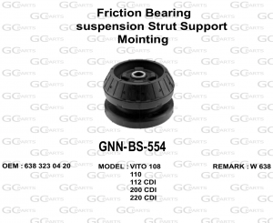 Friction Bearing suspension Strut Support Mointing