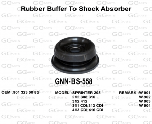 Rubber Buffer To Shock Absorber