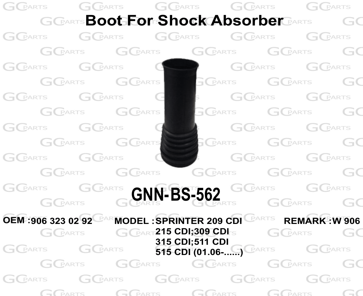 Boot For Shock Absorber