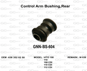 Control Arm Bushing,Rear