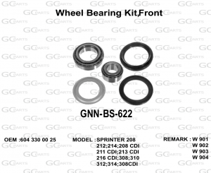 Wheel Bearing Kit,Front