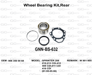 Wheel Bearing Kit,Rear