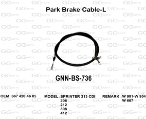 Park Brake Cable-L