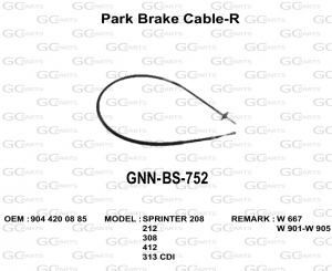 Park Brake Cable-R