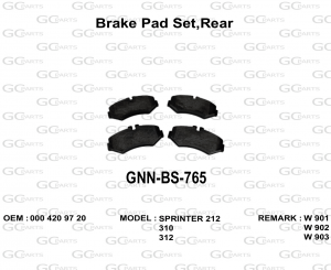 Brake Pad Set,Rear