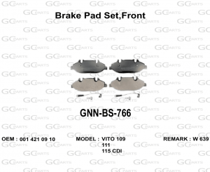 Brake Pad Set,Front