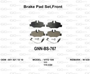 Brake Pad Set,Front