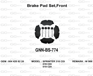 Brake Pad Set,Front