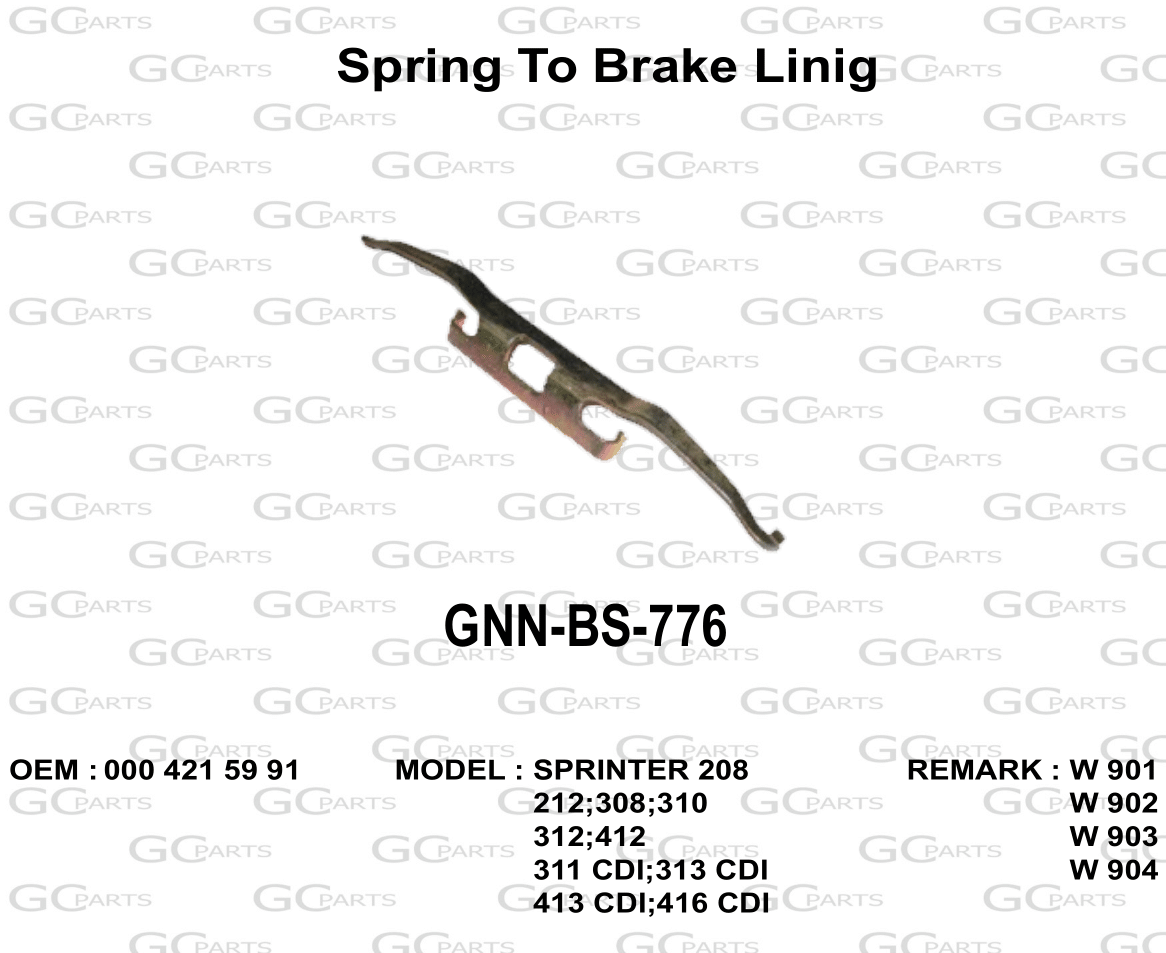 Spring To Brake Linig