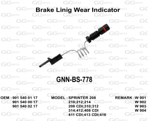 Brake Linig Wear Indicator
