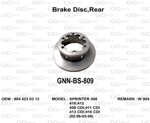 Brake Disc,Rear