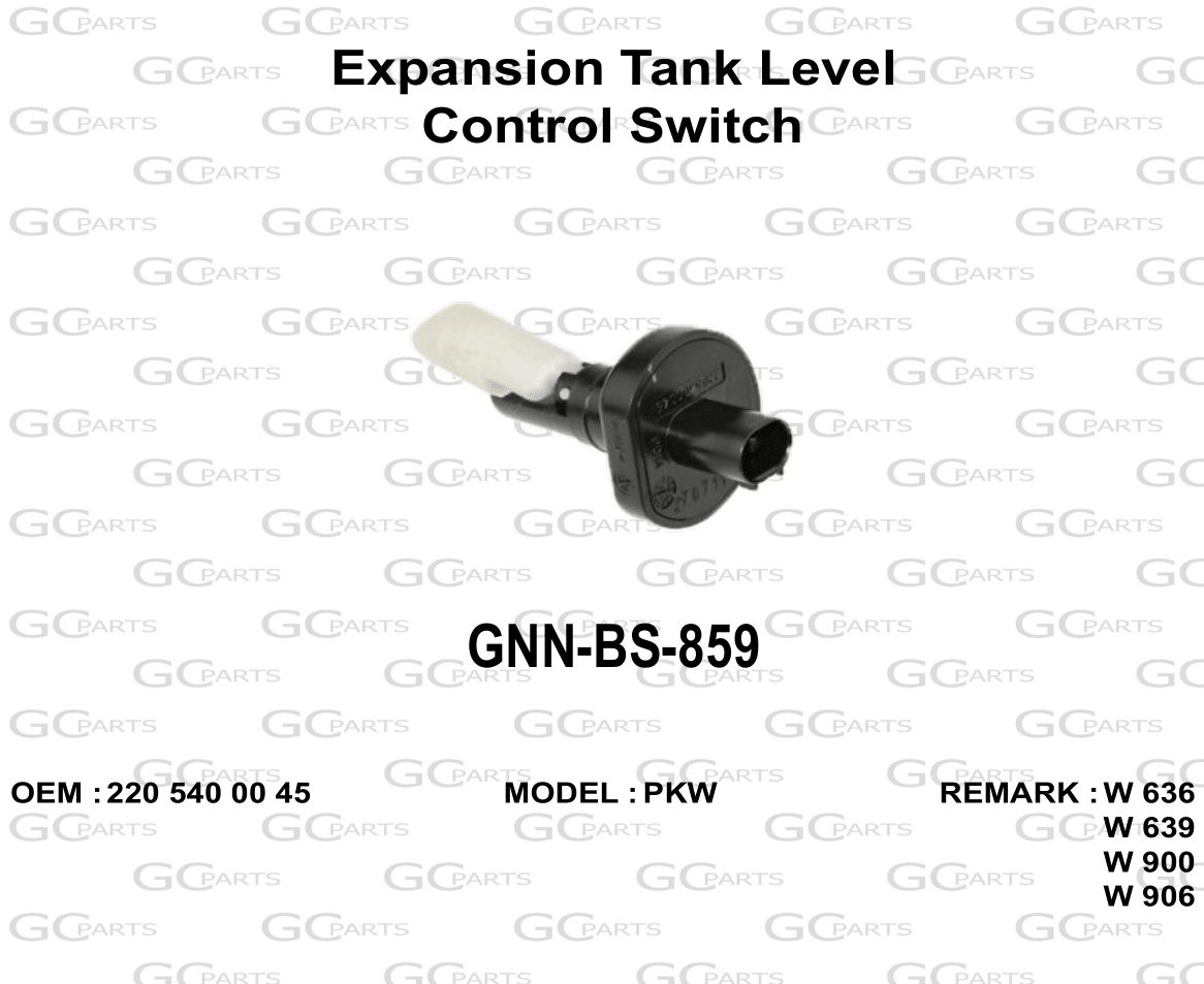 Expansion Tank Level Control Switch