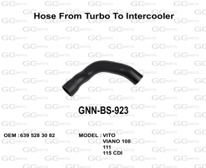 Hose From Turbo To Intercooler