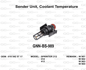 Sender Unit, Coolant Temperature