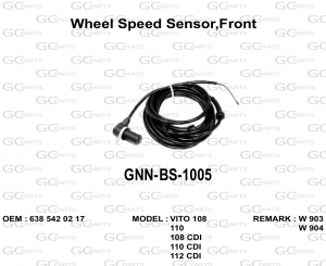 Wheel Speed Sensor,Front
