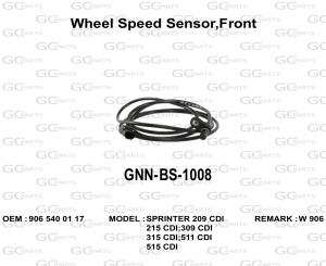 Wheel Speed Sensor,Front