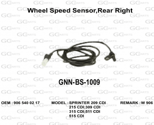 Wheel Speed Sensor,Rear Right