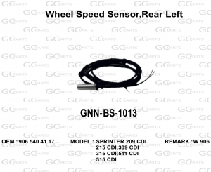 Wheel Speed Sensor,Rear Left