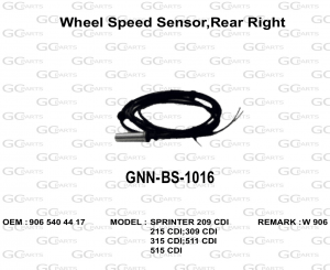 Wheel Speed Sensor,Rear Right