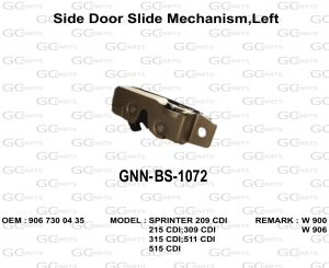 Side Door Slide Mechanism,Left