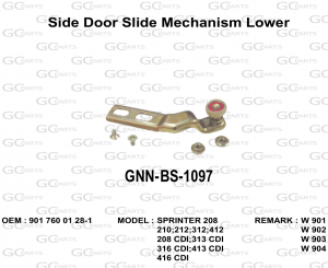 Side Door Slide Mechanism Lower