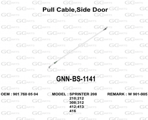 Pull Cable,Side Door