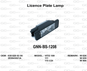 Licence Plate Lamp