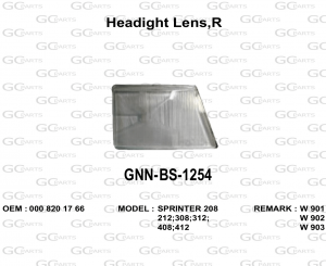 Headight Lens,R