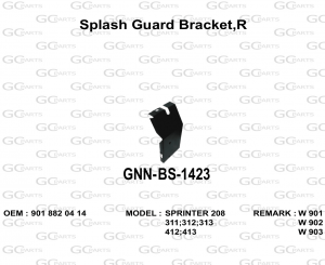 Splash Guard Bracket,R