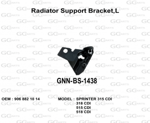 Radiator Support Bracket,L