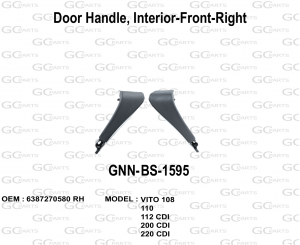 Door Handle, Interior-Front-Right