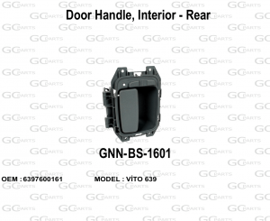 Door Handle, Interior - Rear