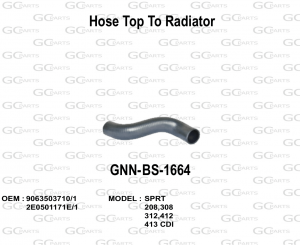 Hose Top To Radiator