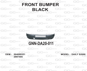 FRONT BUMPER BLACK