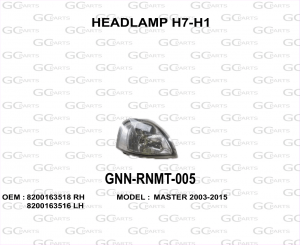 HEADLAMP H7-H1
